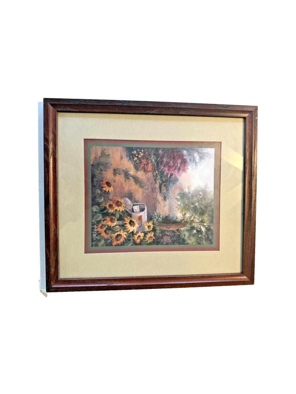 Home Interior Framed Sunflower picture, country, cottagecore, grannycore decor